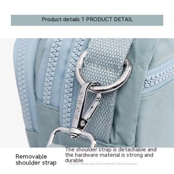 Nylon Fabric Lightweight Crossbody Bag - Picture 12 of 12